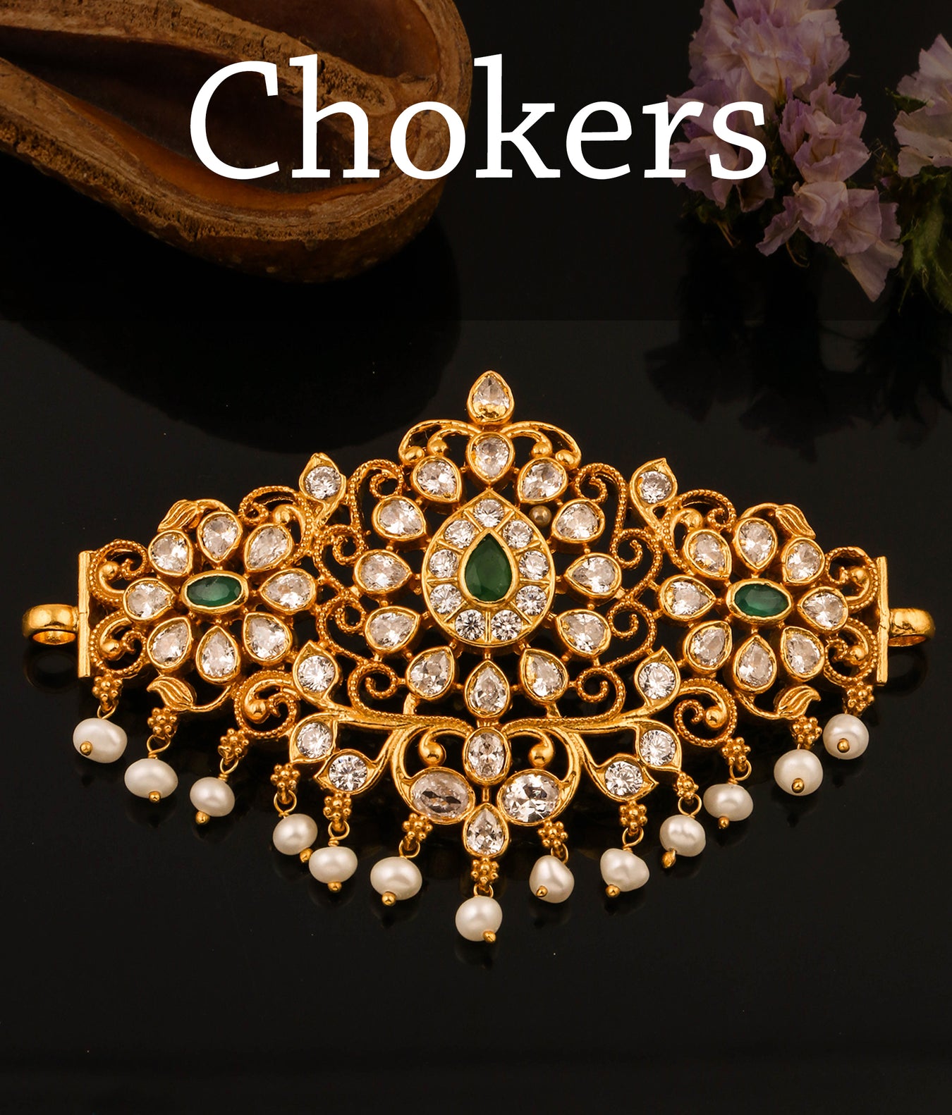 Kanthi - Silver Choker Necklaces