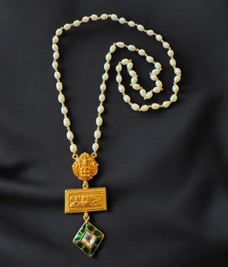 The Katha Silver Kirtimukha Necklace