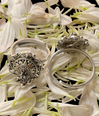 The Malati Silver Gejje Toe-Rings