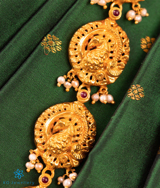 The Devanshi Silver Lakshmi Necklace