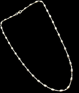 The Edgy Silver Chain