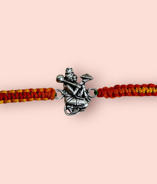 The Hanuman Silver Rakhi