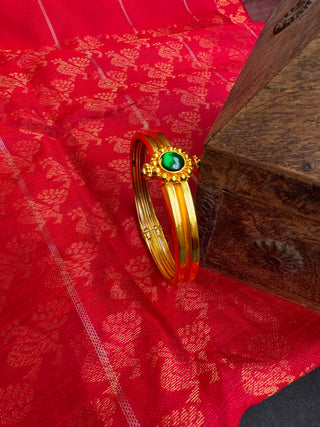 The Subhadra Silver Kemp Lakshmi Necklace & Earrings