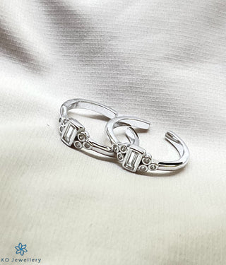 The Lusia Silver Toe-Rings