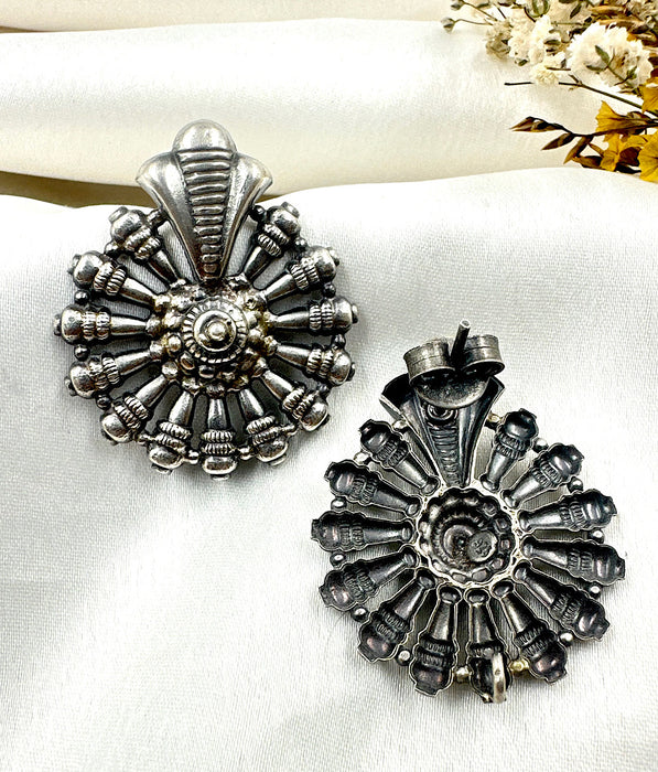 The Antique Silver Earrings