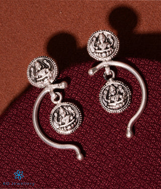 The Shray Lakshmi Silver Earrings