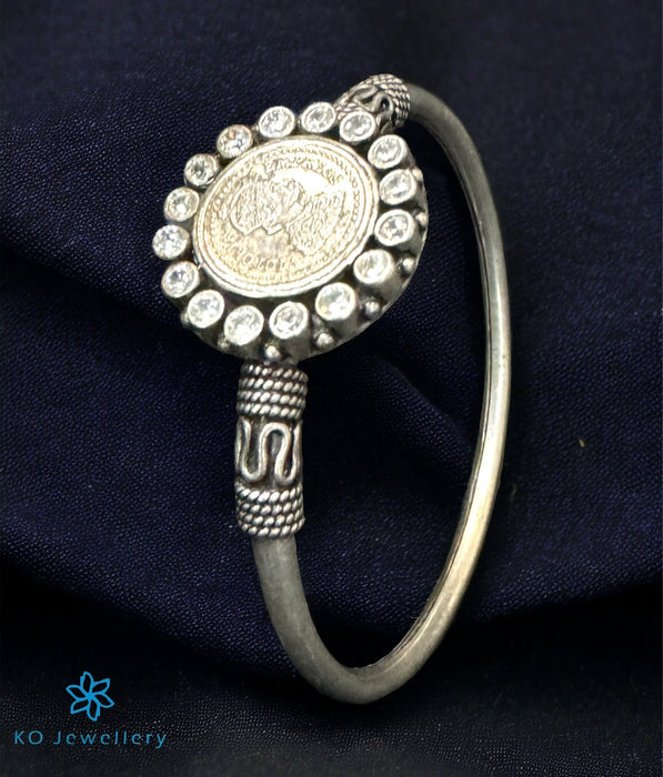 The Victoria Silver Antique Openable Bracelet (Size 2.2)