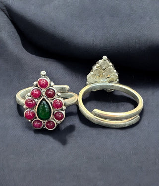 The Avanti Silver Toe-Rings (Oxidised)