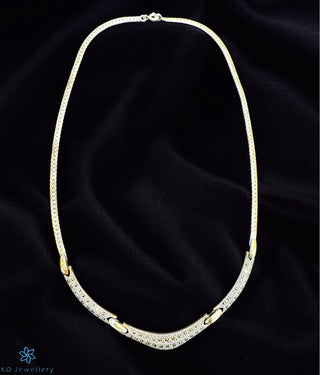The Akshiti Silver Marcasite Necklace