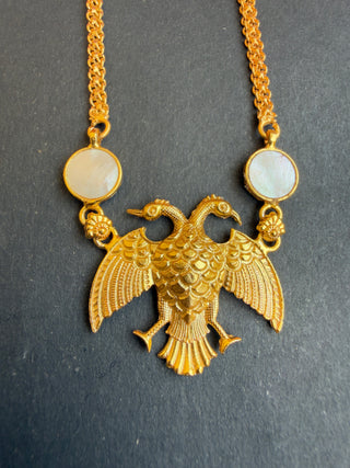 The Srihita Silver Gandaberunda Necklace & Earrings