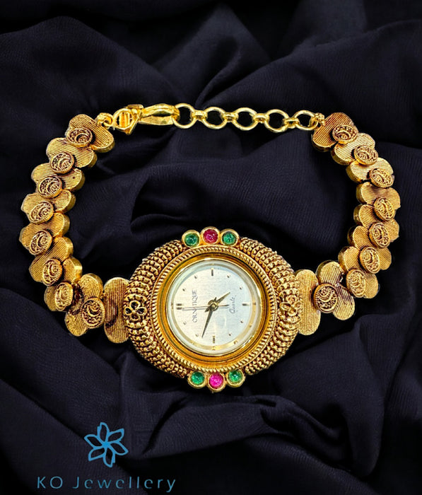 The Nivi Ornate Silver Watch