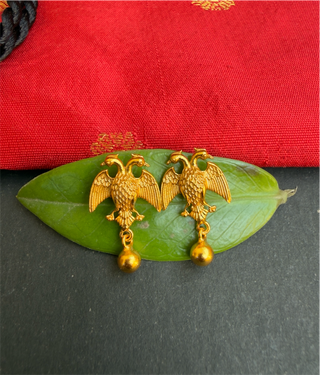 The Chaya Silver Red Thread Pearl Necklace & Earrings