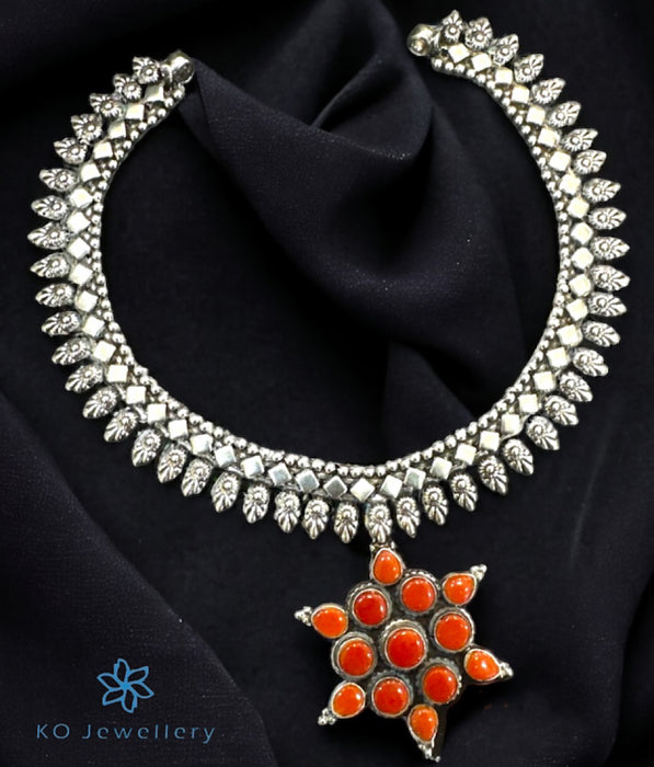 The Gulshan Silver Gemstone Necklace