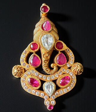 The Sumukh Silver Ganesha Pendant & Earrings