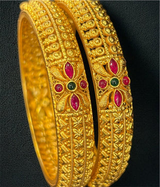 The Hritisha Silver Tode/ Kangan Bangle-Single (Size /2.2/2.4/2.6/2.8)