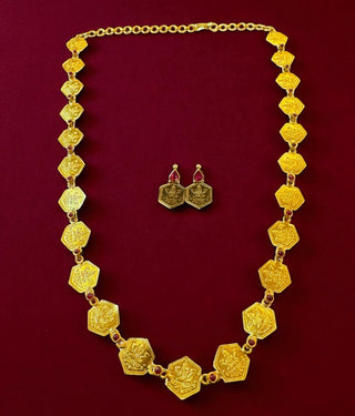 The Sadara Silver Lakshmi Kemp Kasumala Necklace & Earrings