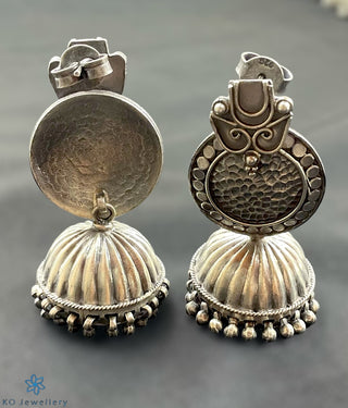 The Yoshitha Silver Jhumkas