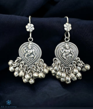 The Hemangini Silver Earrings