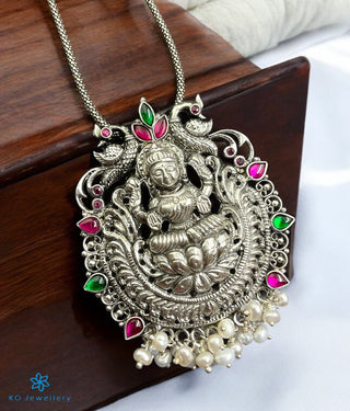 The Saira Silver Lakshmi  Pendant