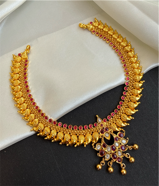 The Tanuja Silver Paisley Necklace