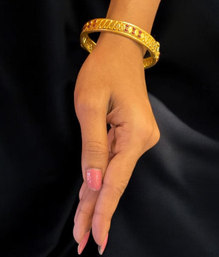 The Pratiksha Silver Kemp Openable Kada- Single (Size 2.2/2.4/2.6/2.8)