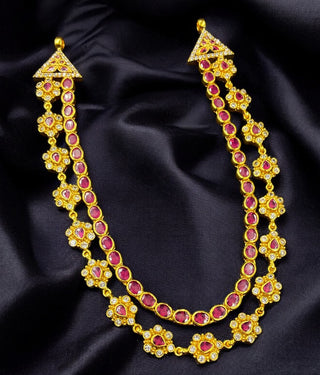 The Isprava 2 layer Silver Kemp Necklace