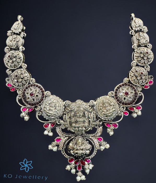 The Lakshmi Silver Kemp Necklace