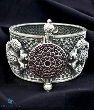 The Bhavin Silver Gandaberunda  Bracelets (Size 2.4)