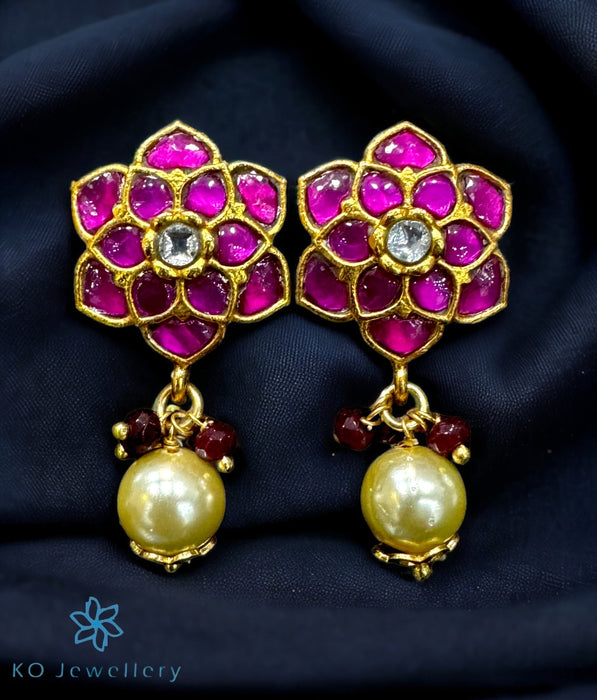The Taahira Silver Kundan Earrings