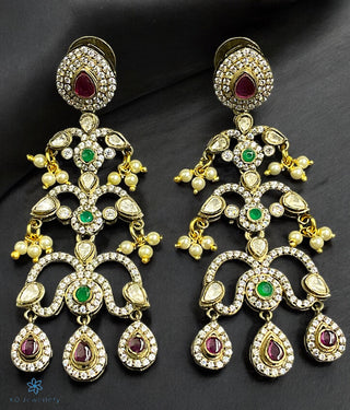 The Bushra Silver Vctorian Earrings