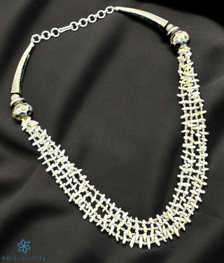 The Lajita Silver Pearl Necklace