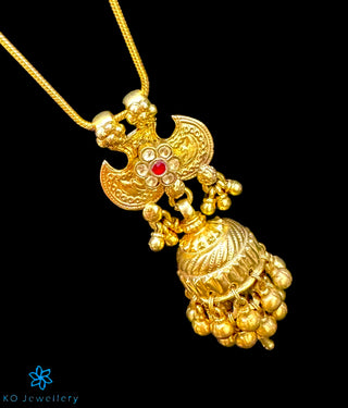 The Shuchi Silver Kundan Pendant