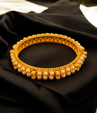 The Swarna Silver Pearl Tode Bracelet -Single (Size /2.2/2.4/2.6/2.8)