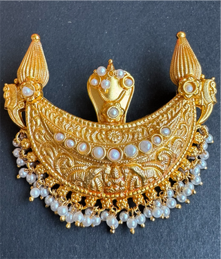 The Pushpita Kokkethathi Silver Kodava Pearl Necklace & Earrings