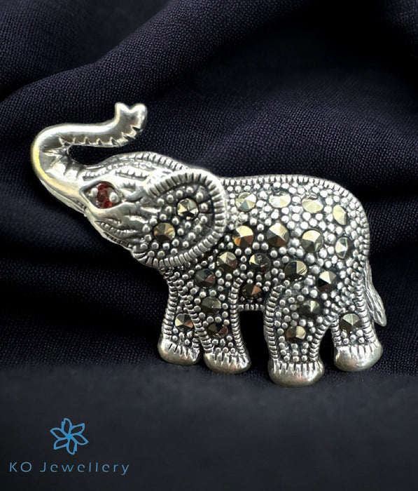 The Kalabam Marcasite Silver Brooch