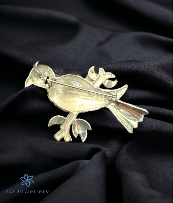 The Dove Marcasite Silver Brooch & Pendant