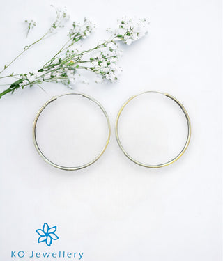 The Toby Silver Hoops