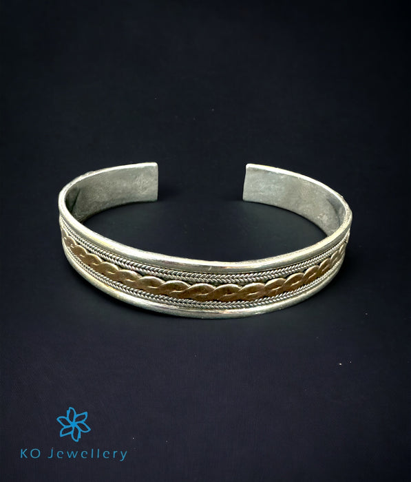 The Braid Silver Open Bracelet
