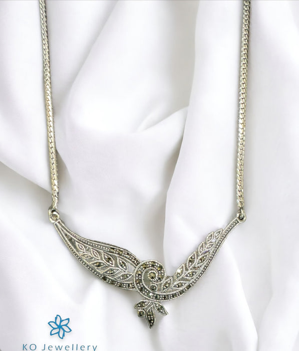 The Ballerina Silver Marcasite Necklace