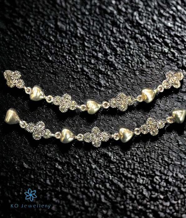 The Bijoux Silver Marcasite Anklets