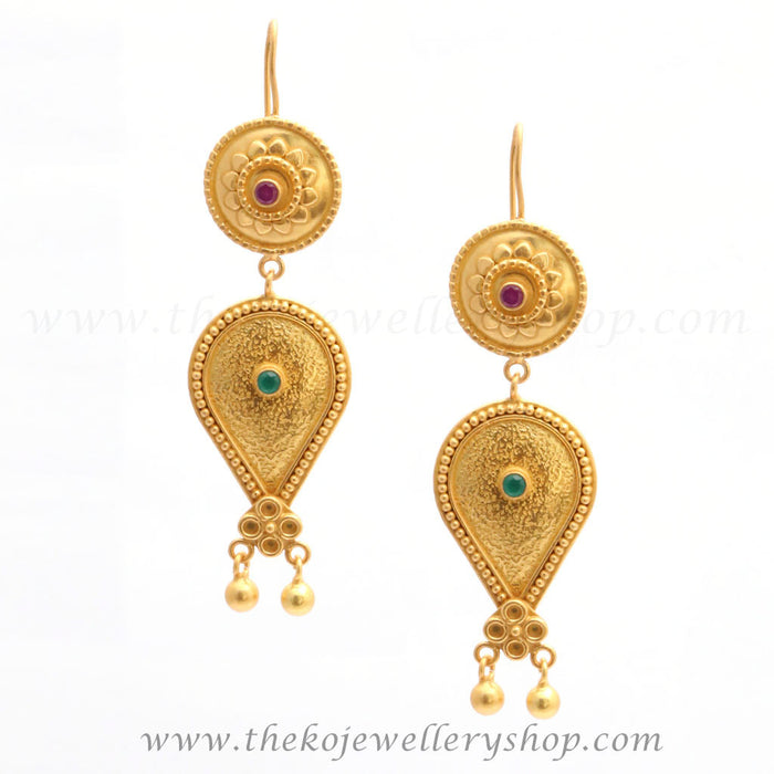 earrings gold plated silver jewelry online shopping india 