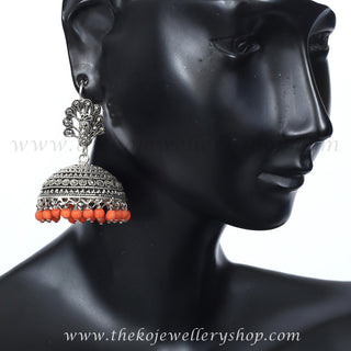 Bridal collection sterling silver jhumka online shopping
