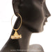 Gold plated silver bali jhumka for women