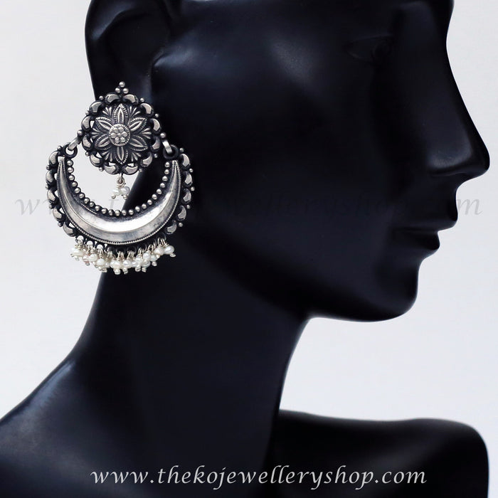 The Bhaumi Silver Earrings- old