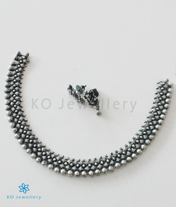 The Samanvaya Antique Silver Necklace (Oxidised)