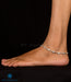 American diamond anklets in silver 