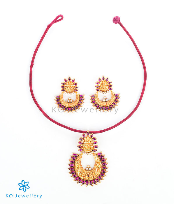 Ancient gold-dipped temple jewellery design ideas online
