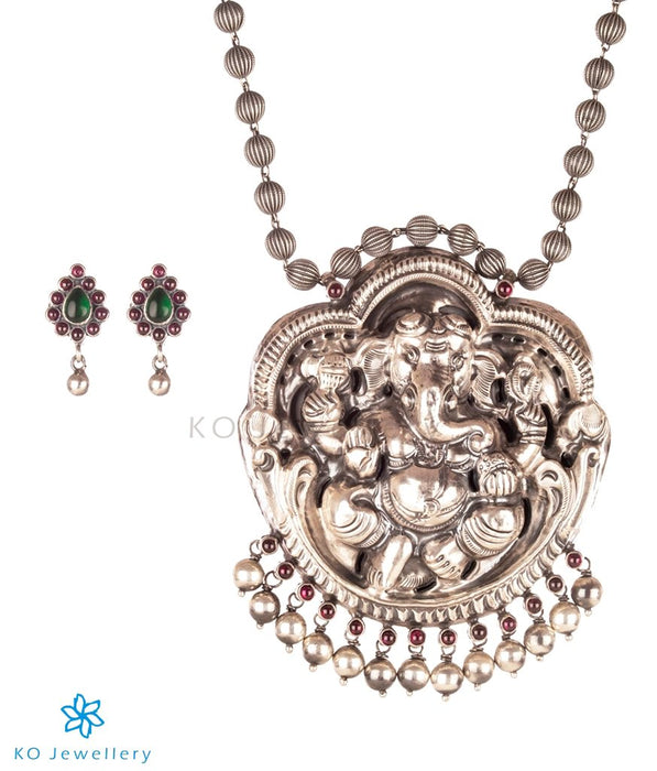 The Bhupati Silver Ganesha Necklace