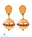 South Indian antique gold temple jewellery earrings