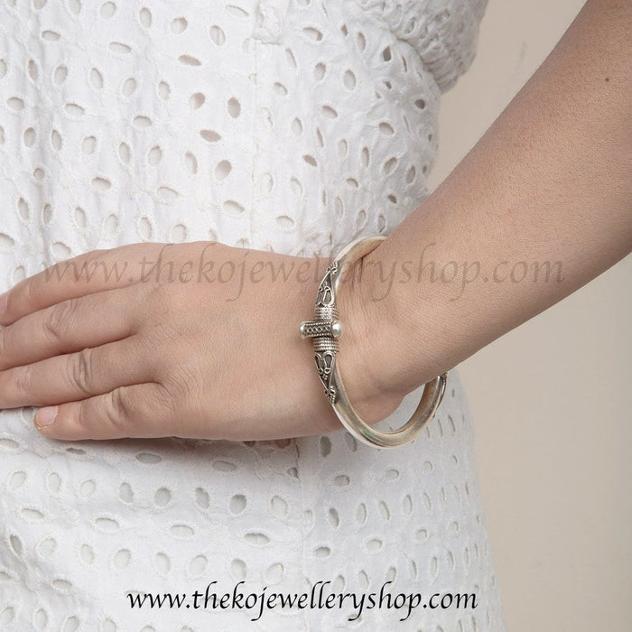 925 sterling silver antique bangle for women